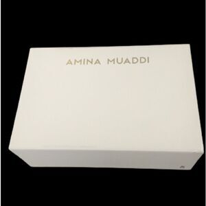 Amina Muaddi Empty Replacement Magnetic Close Shoe Heels Gift Box 12”x8”x4.5”